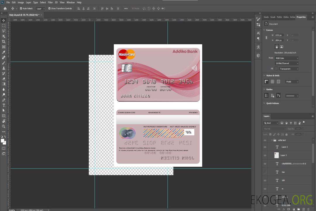 Autriche Addiko bank mastercard template Autriche Addiko bank mastercard template